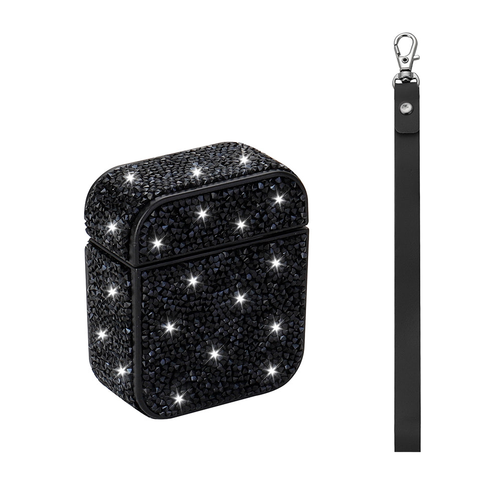 Apple Airpods Zore Airbag 45 Bilek Askı Aparatlı Simli Şeffaf Kılıf