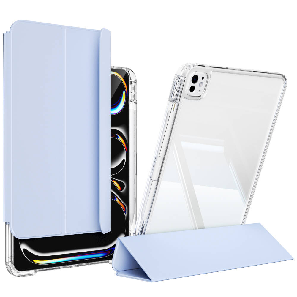 Apple iPad Pro 13 2025 M5 Kılıf Magnetik Ayrılabilen Airbagli Zore Sliding Tablet Kılıfı