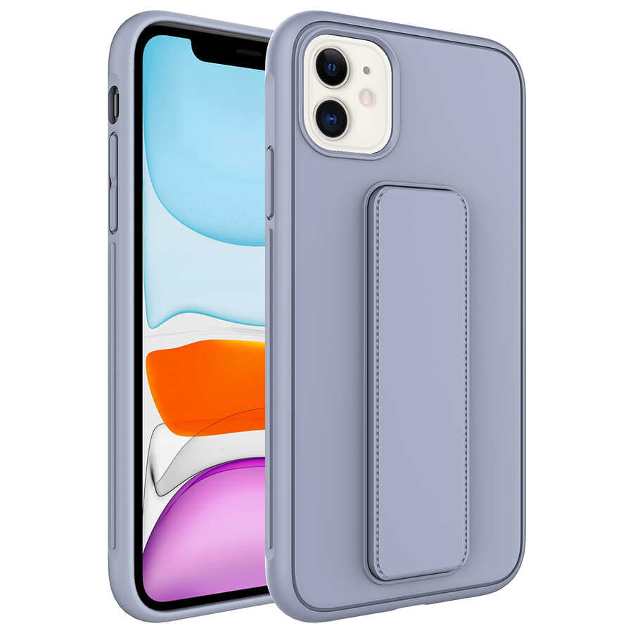 Apple iPhone 11 Kılıf Zore Qstand Kapak