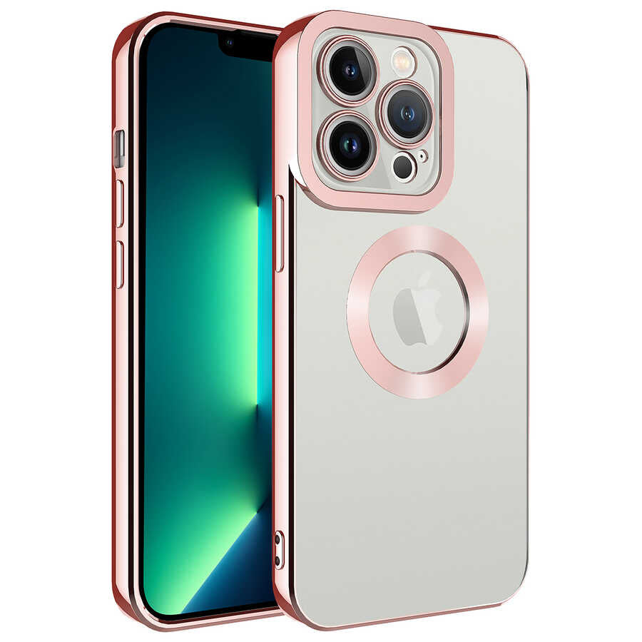 Apple iPhone 11 Pro Kılıf Kamera Korumalı Logo Gösteren Zore Omega Kapak