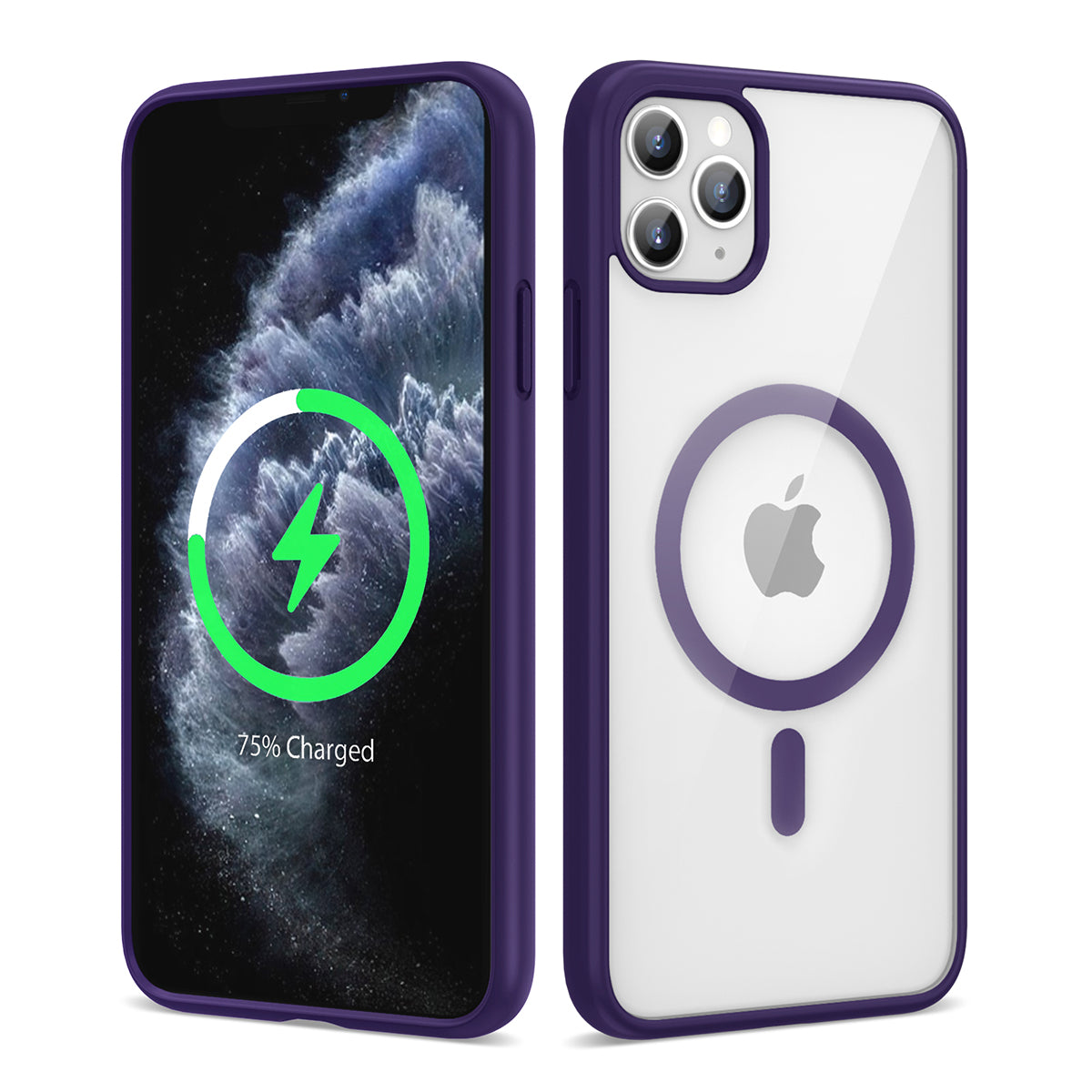 Apple iPhone 11 Pro Max Kılıf M-safe Wireless Şarj Özellikli Silikon Zore Ege Kapak