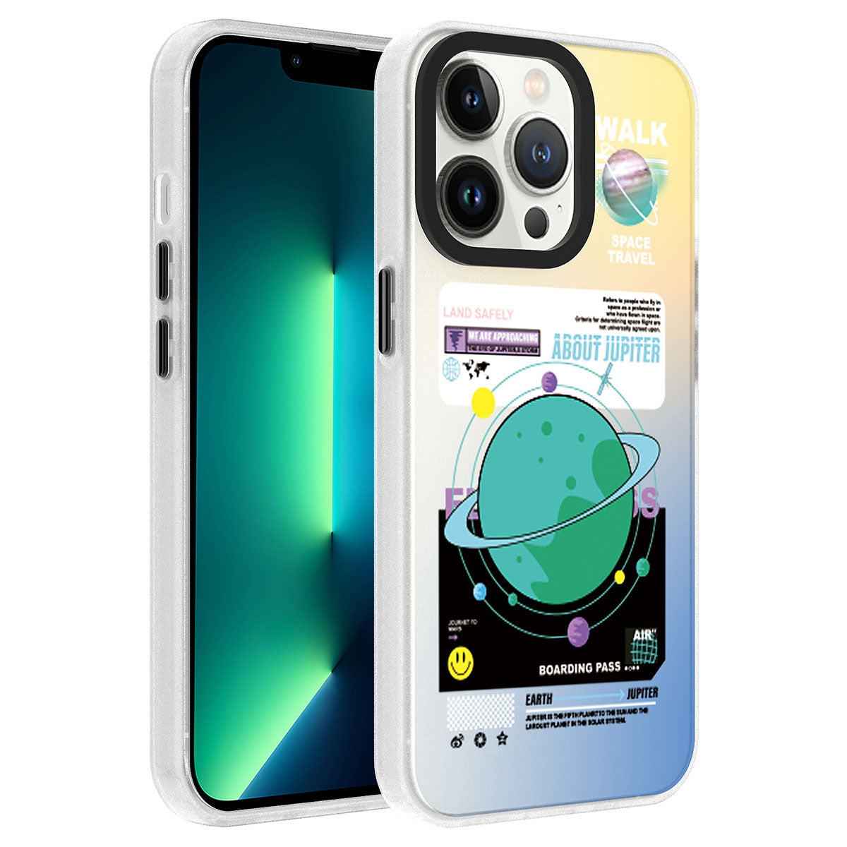 Apple iPhone 13 Pro Max Kılıf Desenli Zore Dragon Sert Kapak