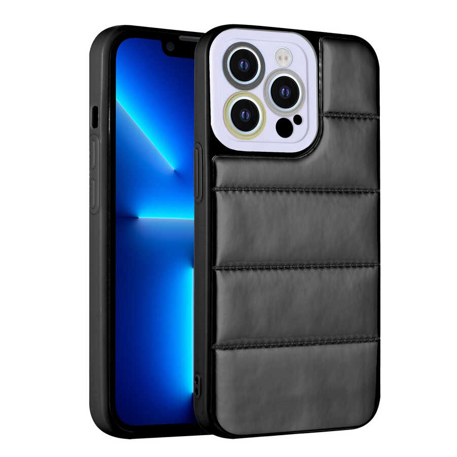 Apple iPhone 13 Pro Max Kılıf Kamera Korumalı Airbagli Renkli Zore Seksek Kapak