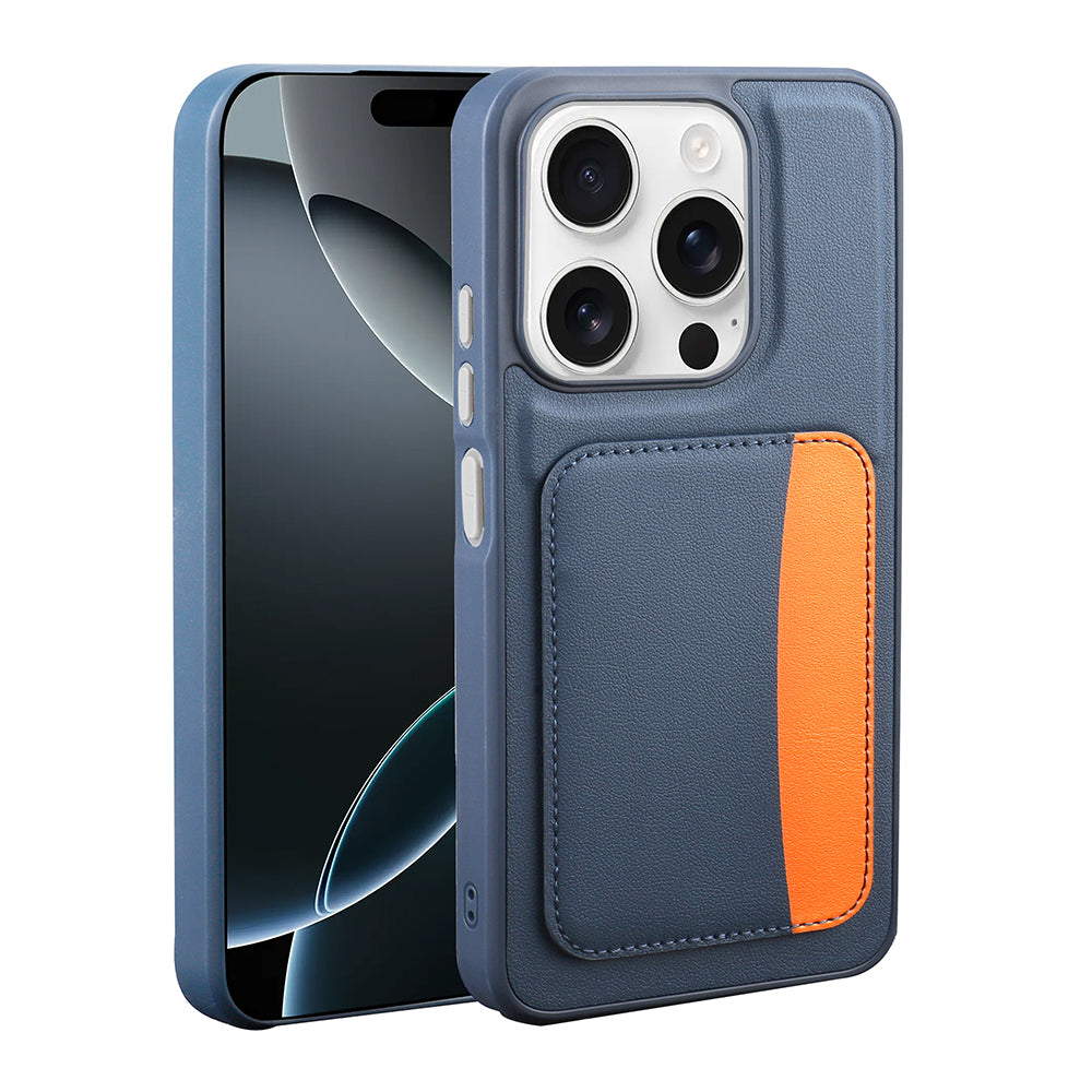 Apple iPhone 15 Kılıf Kartlıklı Zore X-Kart Silikon Kapak