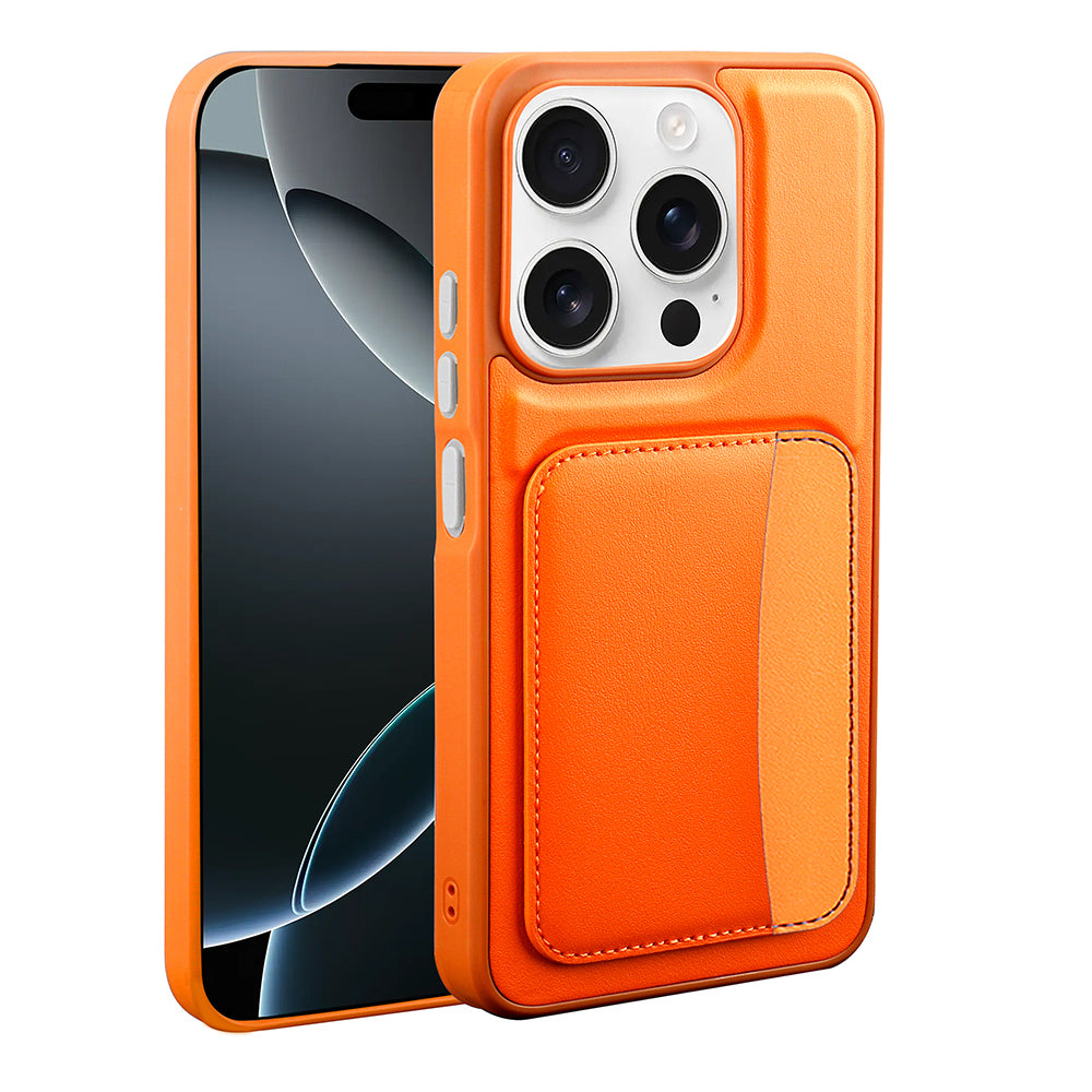 Apple iPhone 15 Kılıf Kartlıklı Zore X-Kart Silikon Kapak