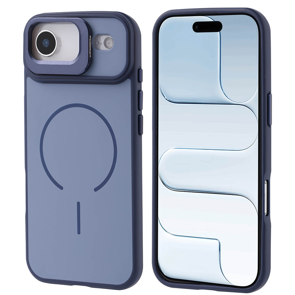 Apple iPhone 17 Air Kılıf M-safe Şarj Özellikli Kamera Standlı Zore Notron Kapak