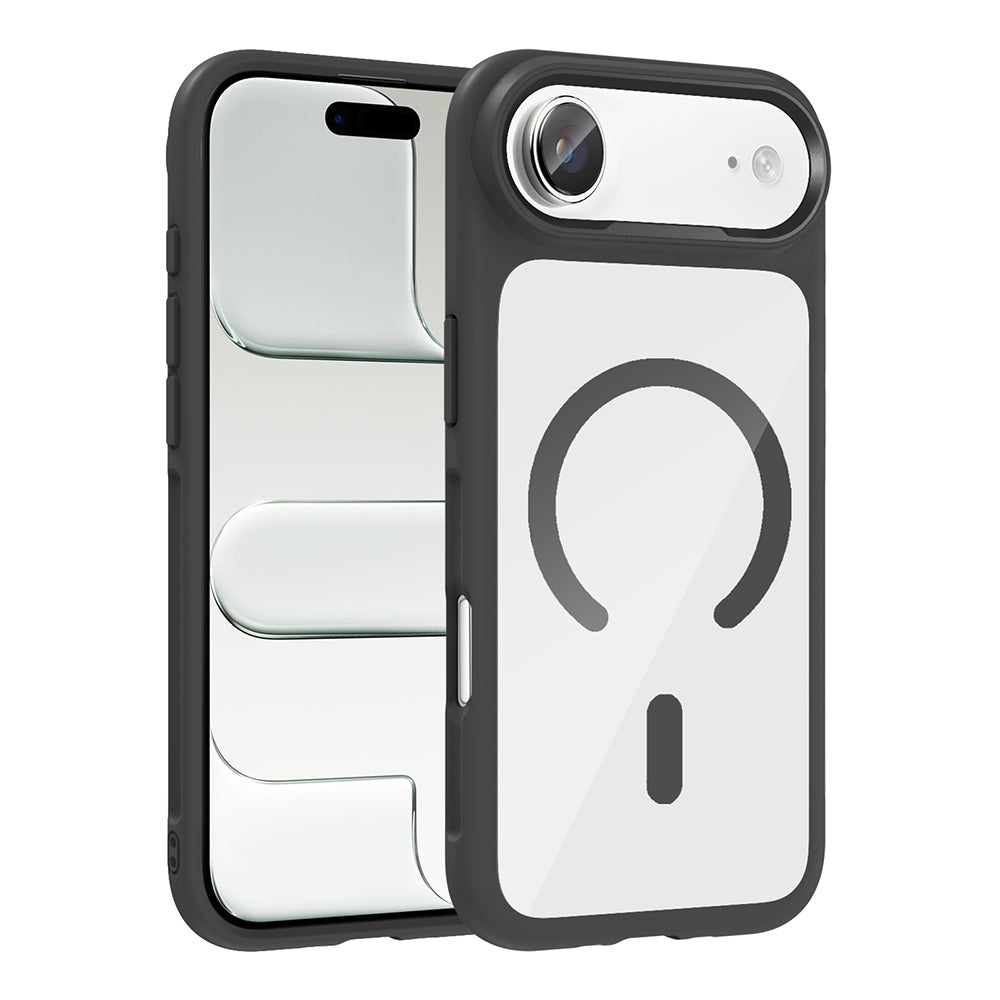 Apple iPhone 17 Air Kılıf M-Safe Şarj Özellikli Metal Kamera Çerçeveli Zore Tiko Kapak