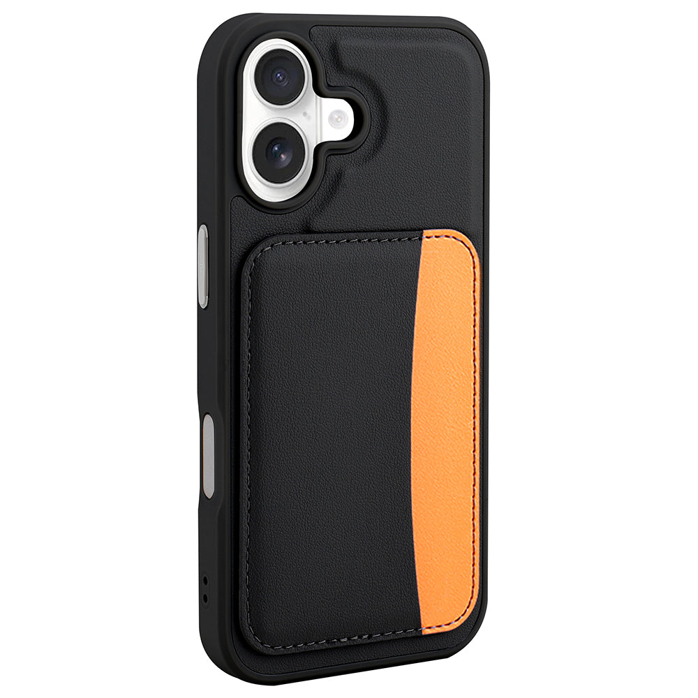 Apple iPhone 17 Kılıf Kartlıklı Zore X-Kart Silikon Kapak