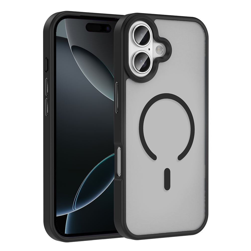 Apple iPhone 17 Kılıf M-safe Şarj Özellikli Mat Arka Yüzey Zore Sio Kapak