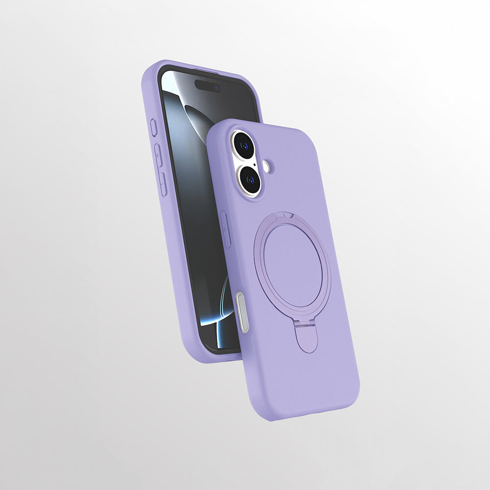 Apple iPhone 17 Kılıf M-safe Şarj Özellikli Standlı Zore Samara Kapak