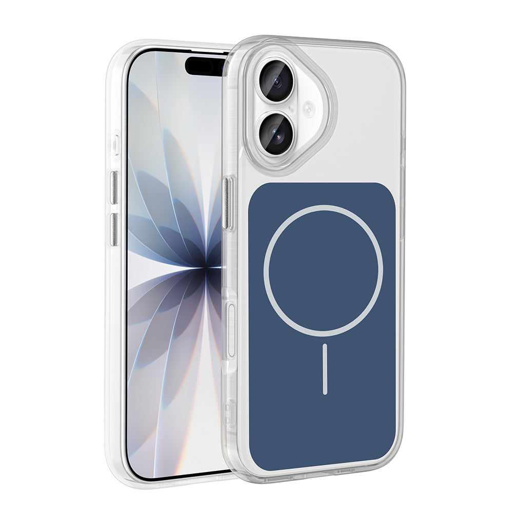 Apple iPhone 17 Kılıf Metal Buton Tasarımlı Zore İkonik Sert Silikon Kapak