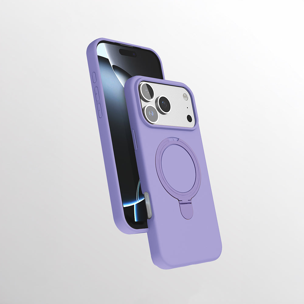 Apple iPhone 17 Pro Kılıf M-safe Şarj Özellikli Standlı Zore Samara Kapak