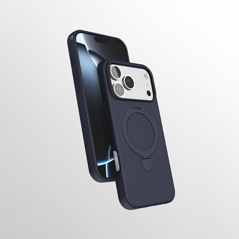 Apple iPhone 17 Pro Kılıf M-safe Şarj Özellikli Standlı Zore Samara Kapak