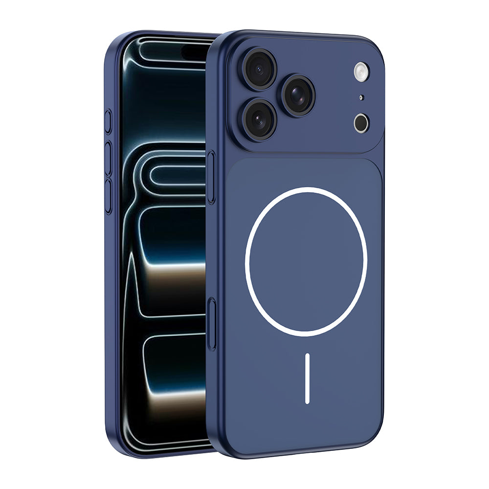 Apple iPhone 17 Pro Kılıf Zore M-Safe Şarj Özellikli Kamera Korumalı Spark Kapak