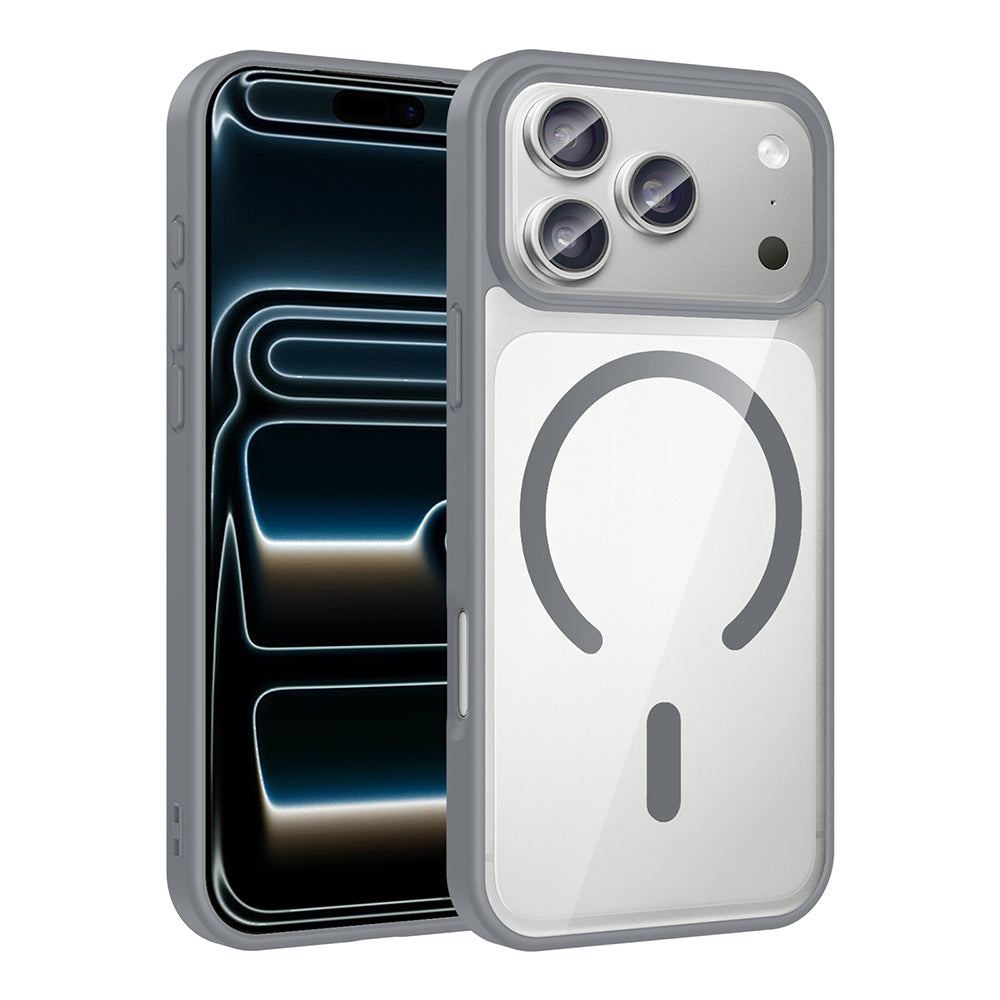 Apple iPhone 17 Pro Max Kılıf M-safe Wireless Şarj Özellikli Silikon Zore Ege Kapak