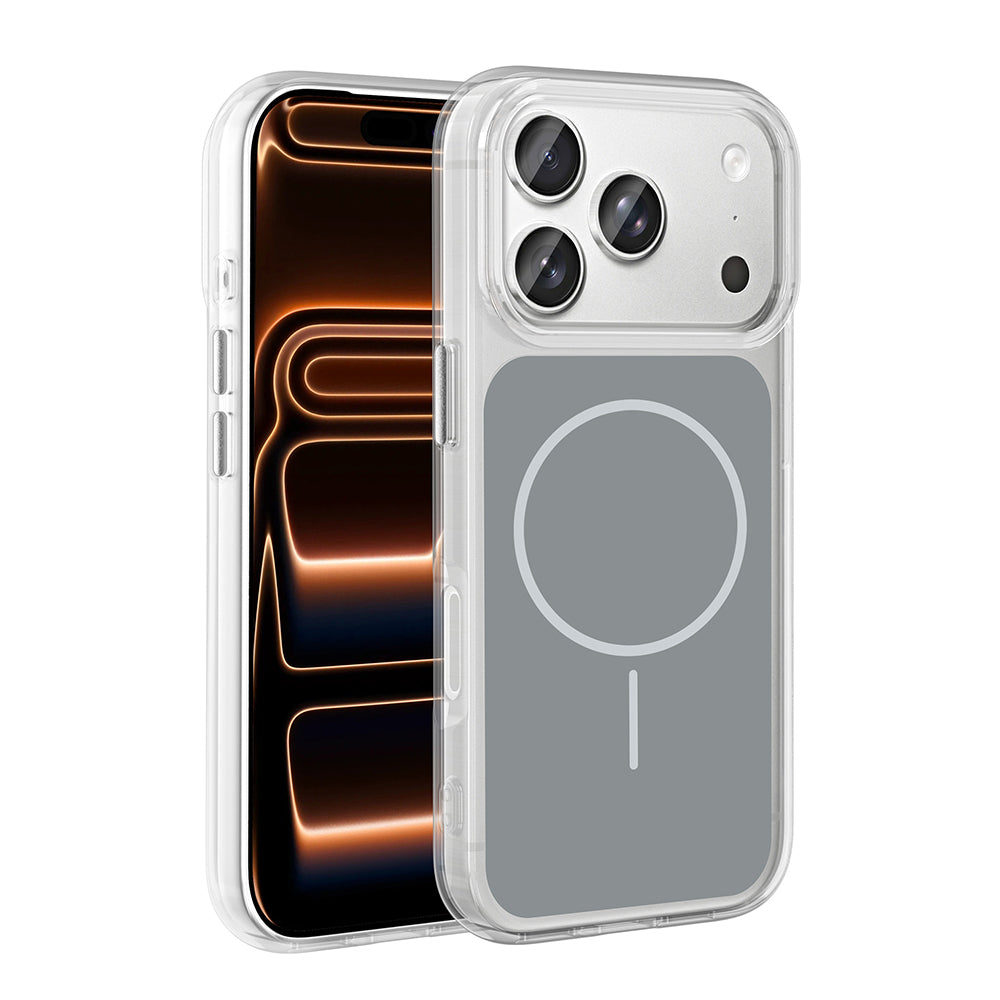 Apple iPhone 17 Pro Max Kılıf Metal Buton Tasarımlı Zore İkonik Sert Silikon Kapak