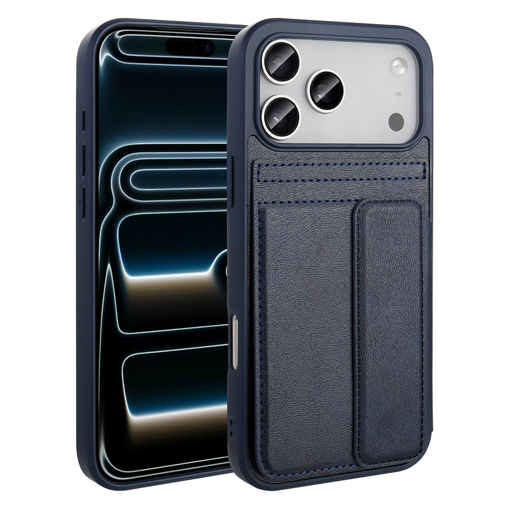 Apple iPhone 17 Pro Max Kılıf PU Deri Kartlıklı Zore Sevilla Kapak