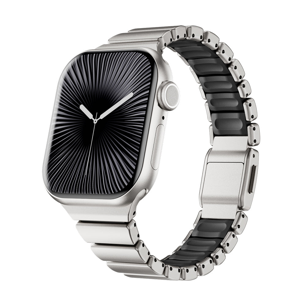 Apple Watch 38mm Zore KRD-149 Metal Silikon Kordon