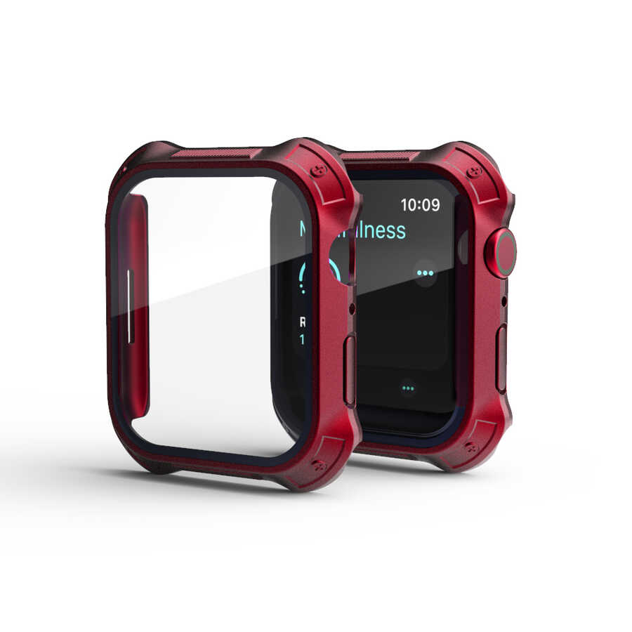 Apple Watch 7 41mm Tank Zırh Kasa ve Ekran Koruyucu Zore Watch Gard 10