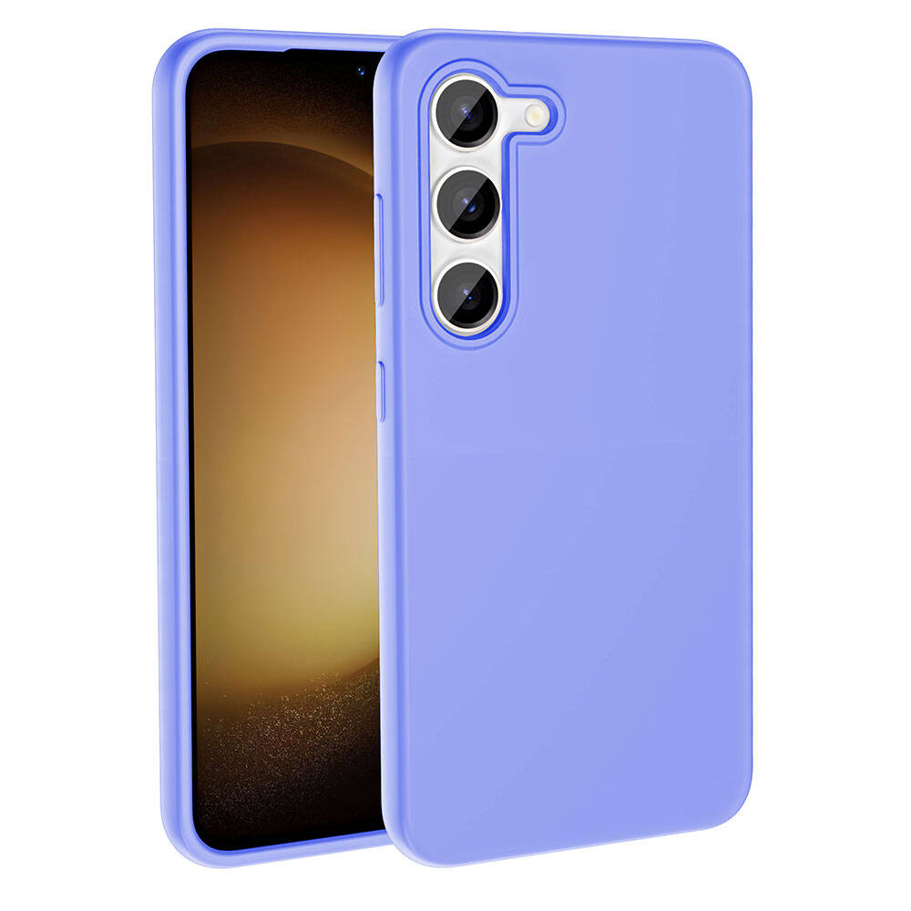 Galaxy S23 Kılıf M-safe Şarj Özellikli Sıvı Teknolojili Silinebilir Sert Zore Kivi Kapak