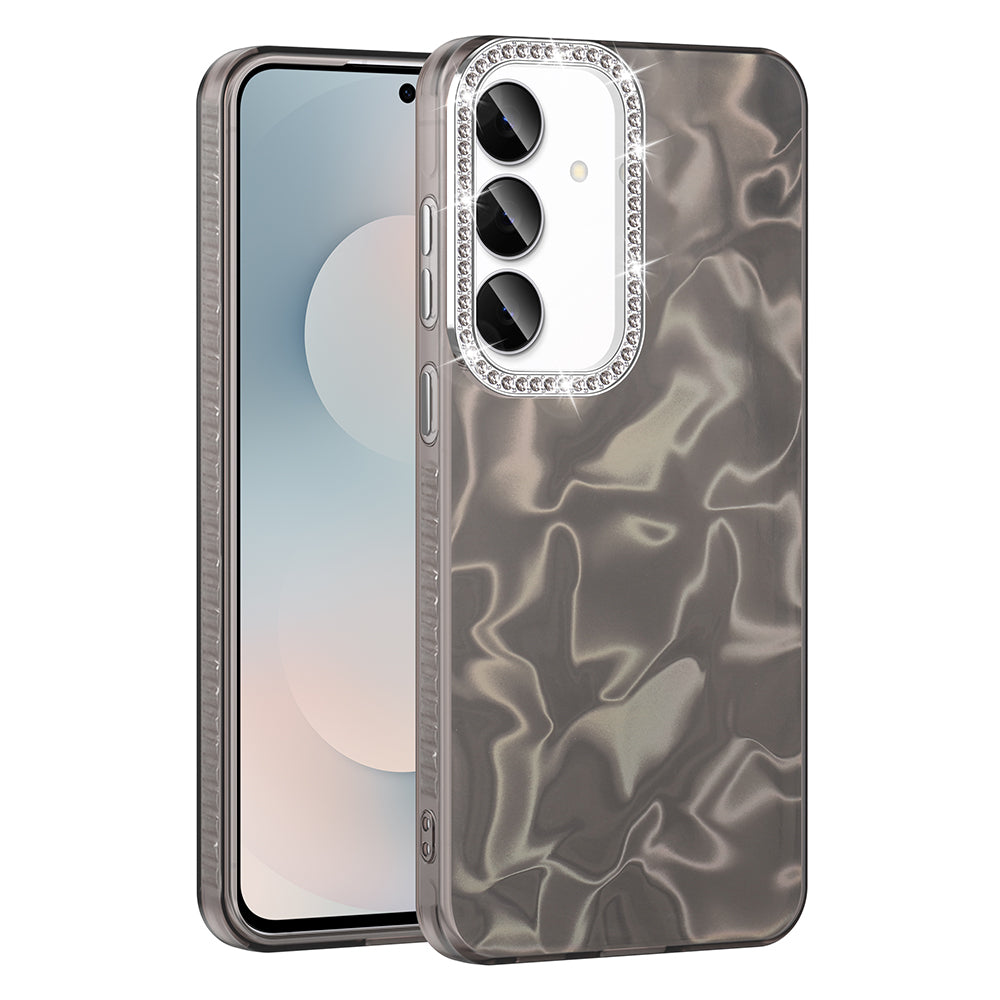 Galaxy S24 FE Kılıf Airbagli Parlak Taş Detay Tasarımlı Zore Esila Kapak