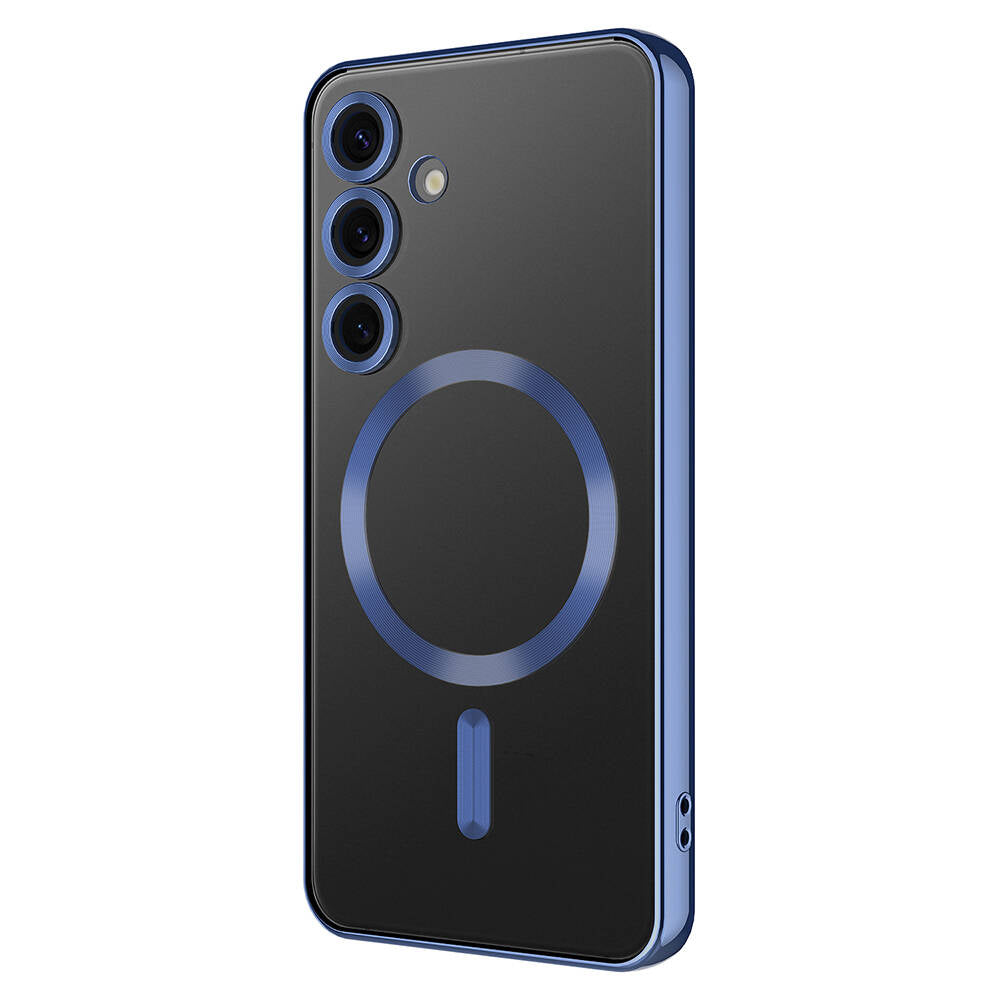 Galaxy S24 Kılıf Kamera Korumalı M-safe Wireless Şarj Özellikli Zore Demre Kapak