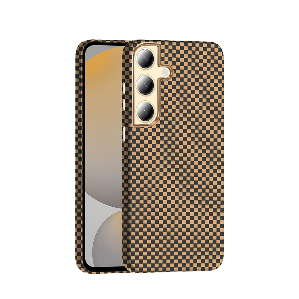 Galaxy S24 Kılıf M-safe Şarj Özellikli Karbon Fiber Görünümlü Zore Gros Kapak