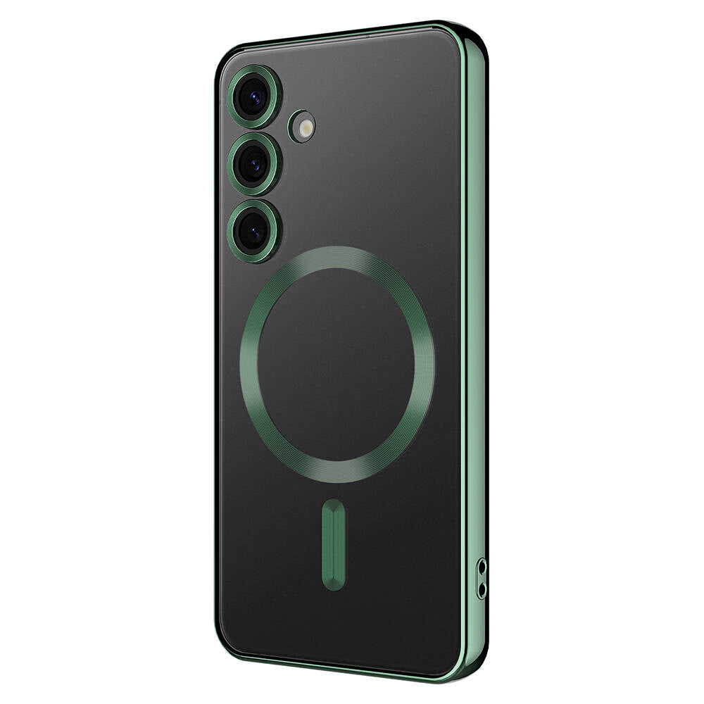 Galaxy S24 Plus Kılıf Kamera Korumalı M-safe Wireless Şarj Özellikli Zore Demre Kapak