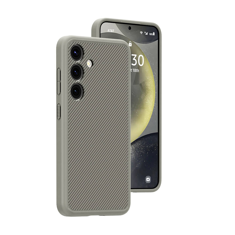 Galaxy S24 Plus Kılıf M-safe Şarj Özellikli Karbon Fiber Görünümlü Zore T-Karbon Kapak