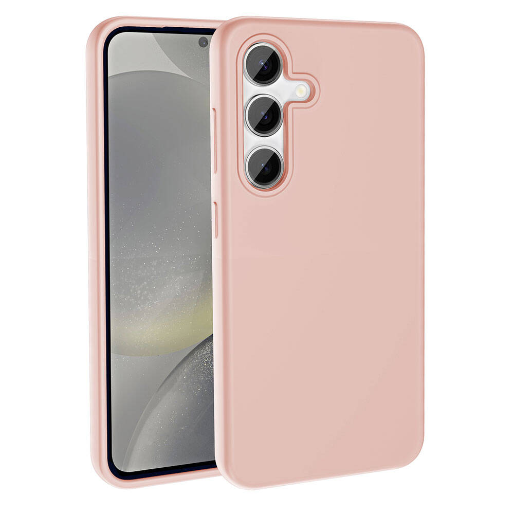 Galaxy S24 Plus Kılıf M-safe Şarj Özellikli Sıvı Teknolojili Silinebilir Sert Zore Kivi Kapak