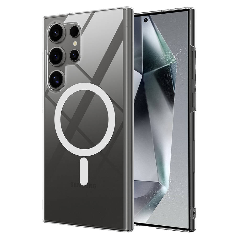 Galaxy S24 Ultra Kılıf Kamera Korumalı M-safe Sert PC Zore Porto Kapak