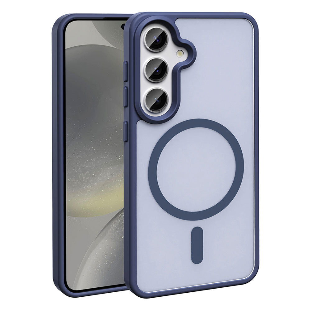 Galaxy S25 Plus Kılıf M-safe Şarj Özellikli Mat Arka Yüzey Zore Sio Kapak