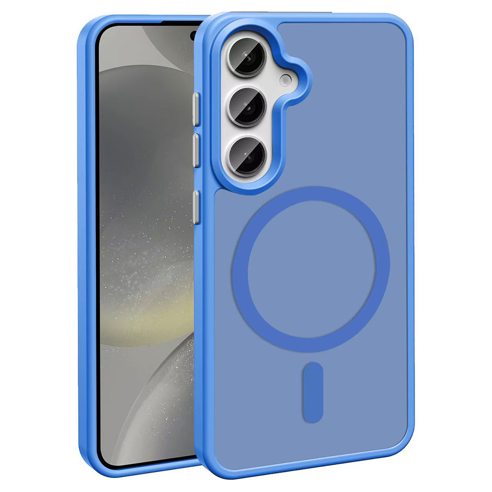 Galaxy S25 Plus Kılıf M-safe Şarj Özellikli Mat Arka Yüzey Zore Sio Kapak