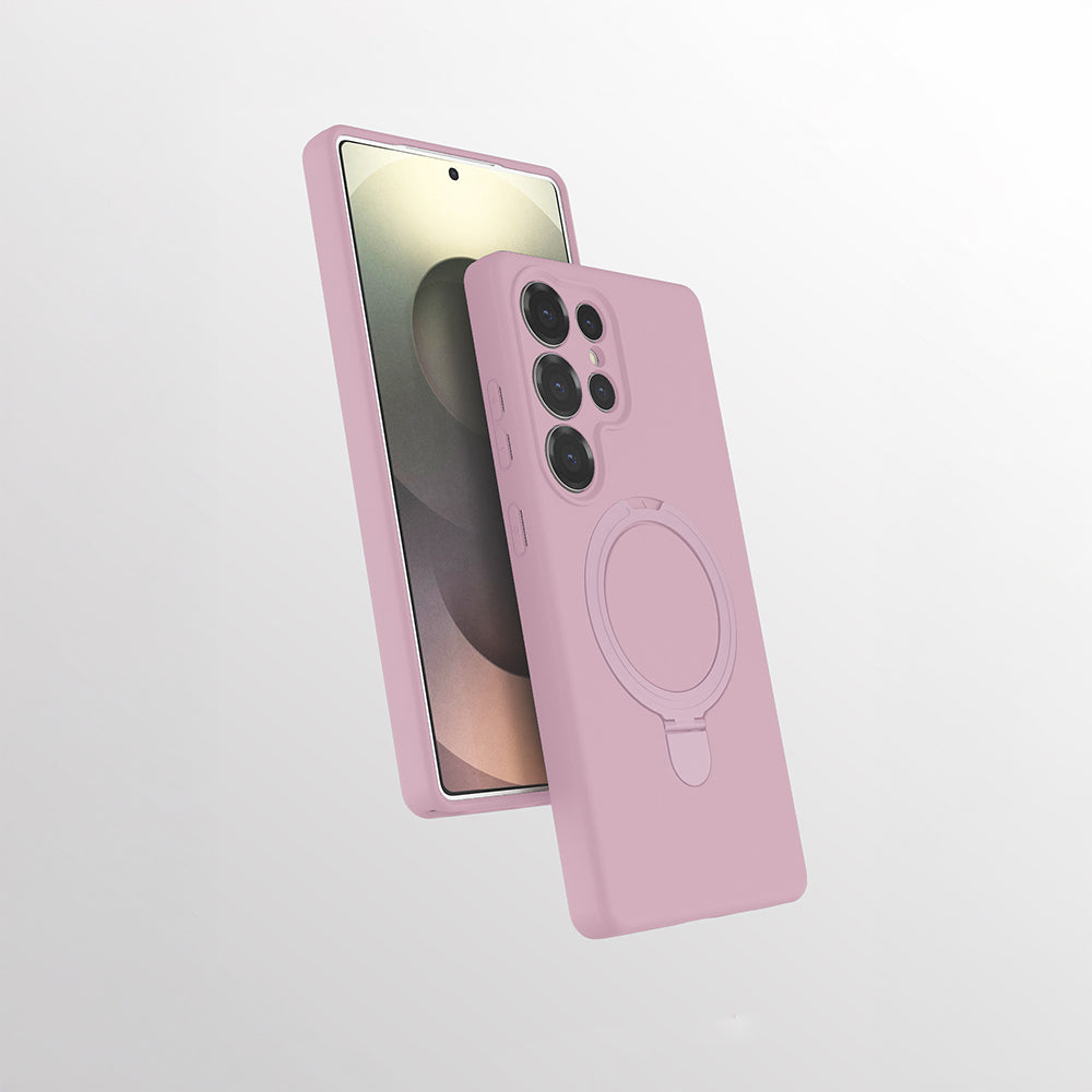 Galaxy S25 Ultra Kılıf M-safe Şarj Özellikli Standlı Zore Samara Kapak