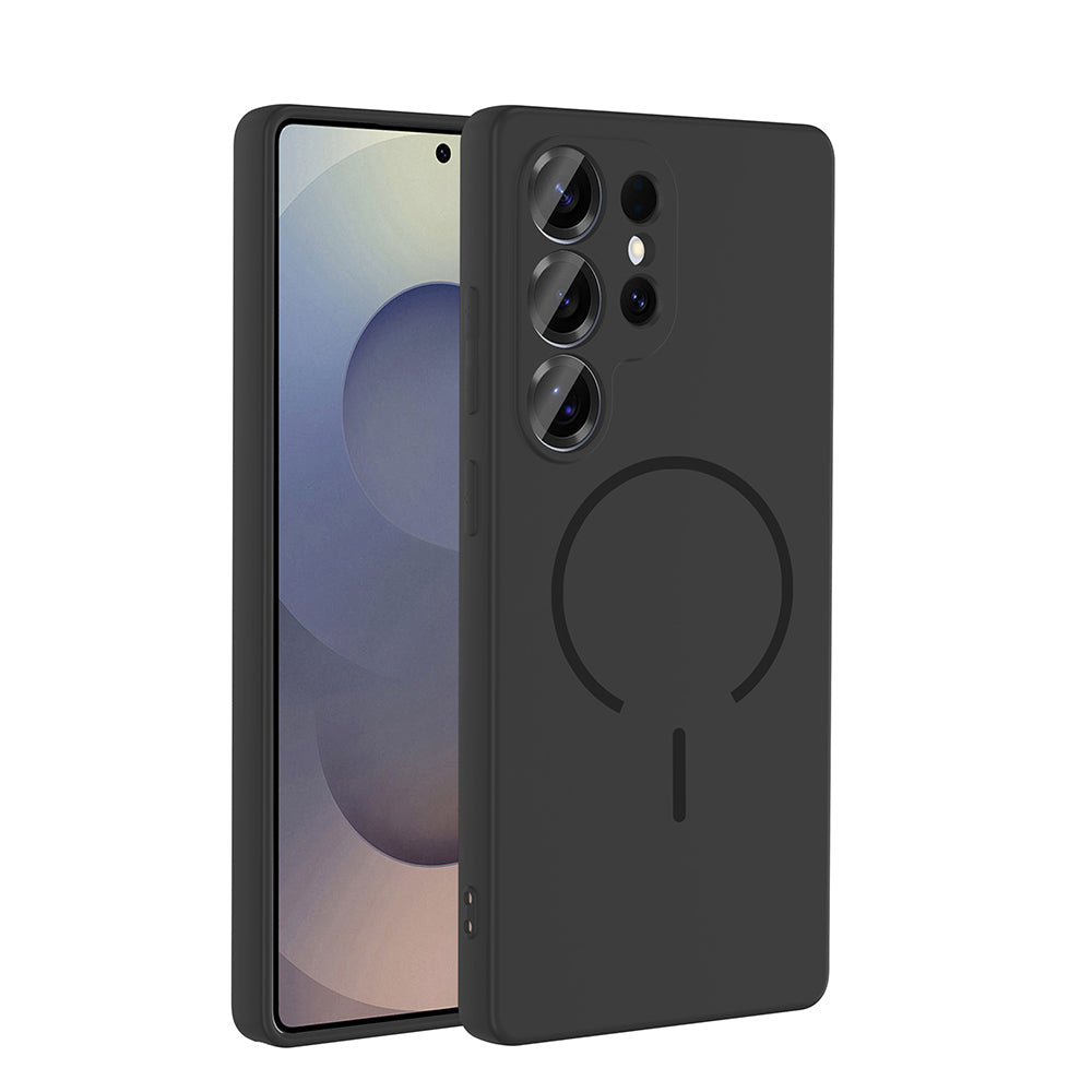 Galaxy S25 Ultra Kılıf M-safe Şarj Özellikli Zore Meta Kapak