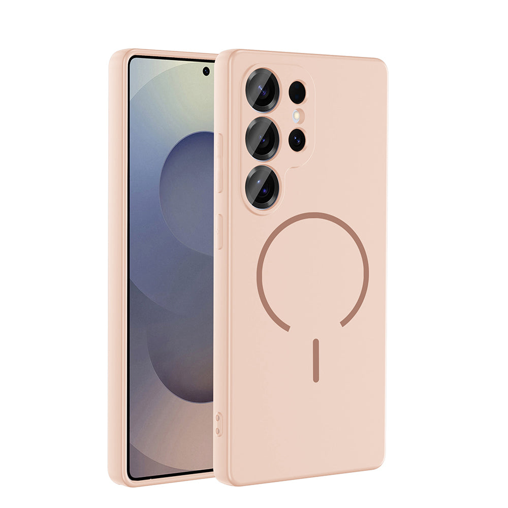 Galaxy S25 Ultra Kılıf M-safe Şarj Özellikli Zore Meta Kapak