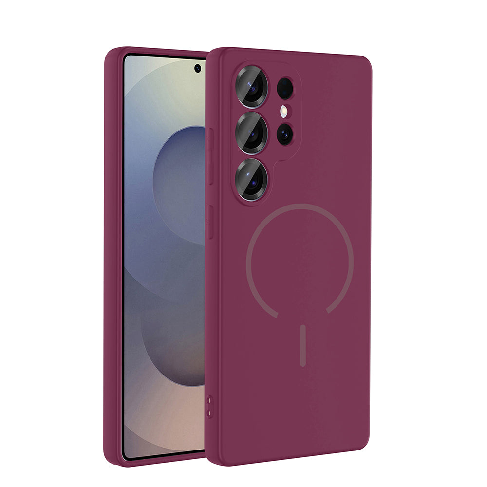 Galaxy S25 Ultra Kılıf M-safe Şarj Özellikli Zore Meta Kapak