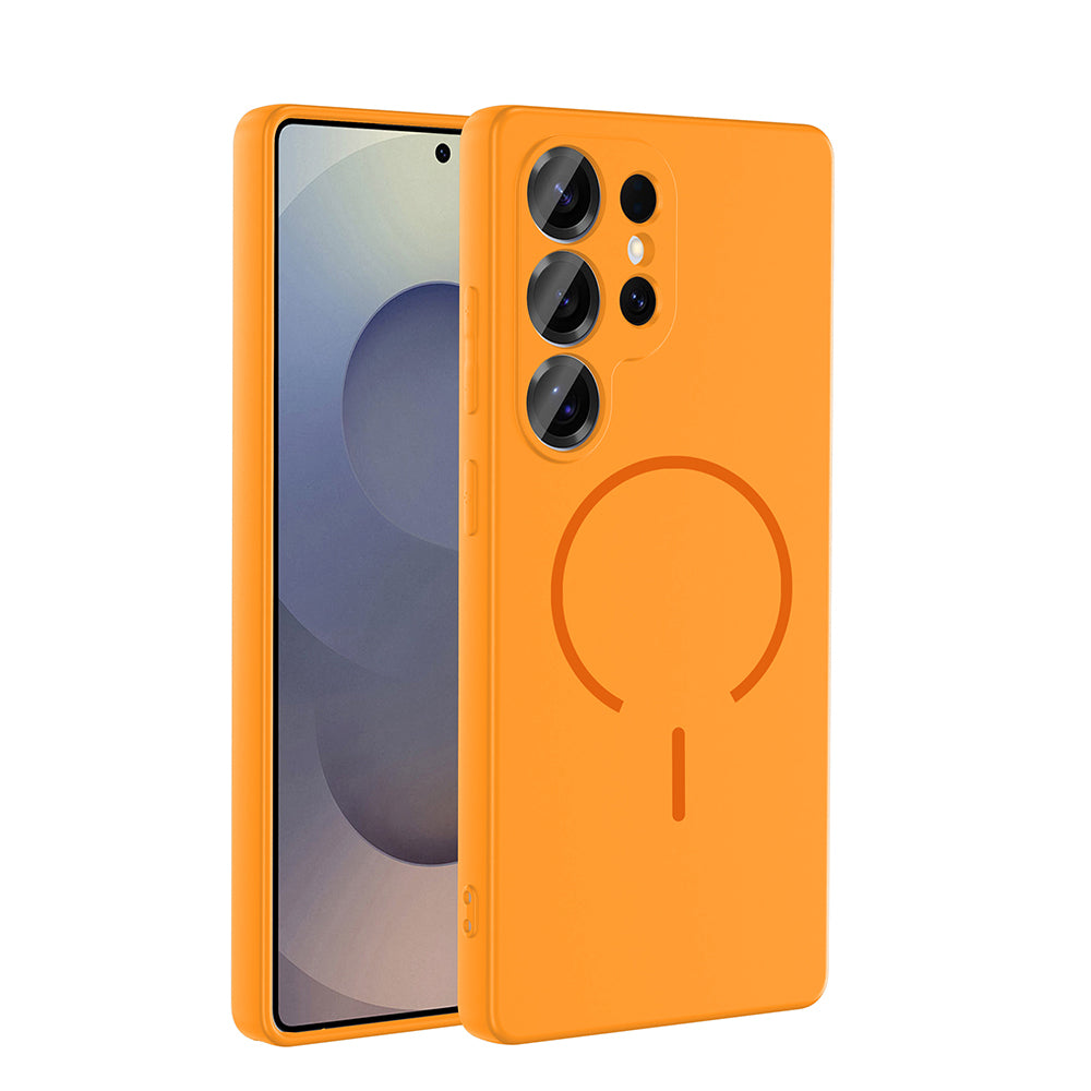 Galaxy S25 Ultra Kılıf M-safe Şarj Özellikli Zore Meta Kapak