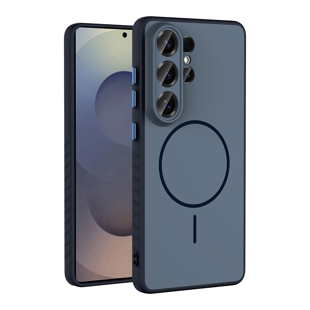 Galaxy S26 Ultra Kılıf M-safe Şarj Özellikli Zore Tea Kapak