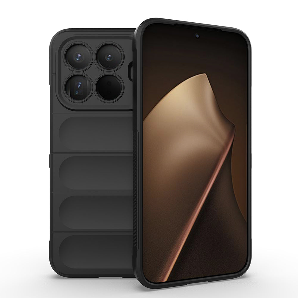 Xiaomi 15T Pro Kılıf Esnek TPU Oyuklu Arka Yüzey Tasarımlı Zore Etnik Silikon Kapak